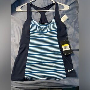 NWT Nike Tankini Bathing Suit Top Racerback (padded)